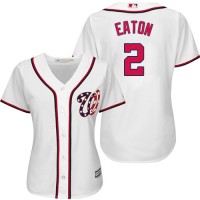 Washington Nationals #2 Adam Eaton White Home Women's Stitched MLB Jersey