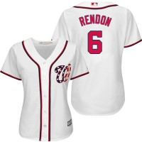 Washington Nationals #6 Anthony Rendon White Home Women's Stitched MLB Jersey