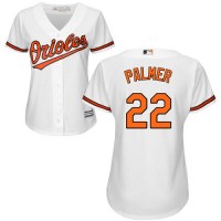 Baltimore Orioles #22 Jim Palmer White Home Women's Stitched MLB Jersey