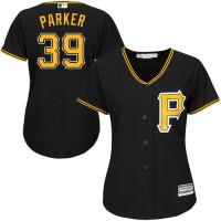 Pittsburgh Pirates #39 Dave Parker Black Alternate Women's Stitched MLB Jersey