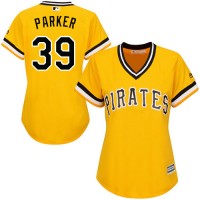 Pittsburgh Pirates #39 Dave Parker Gold Alternate Women's Stitched MLB Jersey