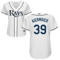 Tampa Bay Rays #39 Kevin Kiermaier White Home Women's Stitched MLB Jersey