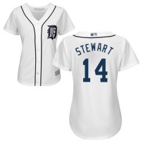 Detroit Tigers #14 Christin Stewart White Home Women's Stitched MLB Jersey