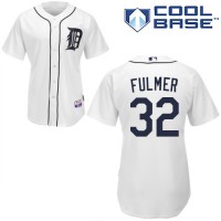 Detroit Tigers #32 Michael Fulmer White Home Women's Stitched MLB Jersey