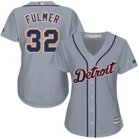 Detroit Tigers #32 Michael Fulmer Grey Road Women's Stitched MLB Jersey