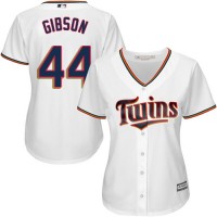 Minnesota Twins #44 Kyle Gibson White Home Women's Stitched MLB Jersey