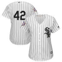 Chicago Chicago White Sox #42 Majestic Women's 2019 Jackie Robinson Day Official Cool Base Jersey White