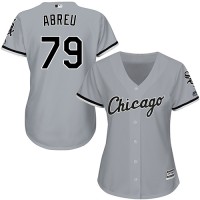 Chicago White Sox #79 Jose Abreu Grey Road Women's Stitched MLB Jersey