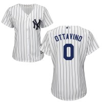 New York Yankees #0 Adam Ottavino White Women's Cool Base Stitched MLB Jersey