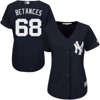 New York Yankees #68 Dellin Betances Navy Blue Alternate Women's Stitched MLB Jersey
