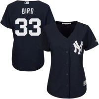 New York Yankees #33 Greg Bird Navy Blue Alternate Women's Stitched MLB Jersey
