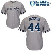 New York Yankees #44 Reggie Jackson Grey Cool Base Stitched Youth MLB Jersey