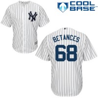 New York Yankees #68 Dellin Betances White Cool Base Stitched Youth MLB Jersey