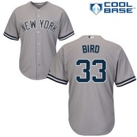 New York Yankees #33 Greg Bird Grey Cool Base Stitched Youth MLB Jersey