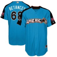 New York Yankees #68 Dellin Betances Blue 2017 All-Star American League Stitched Youth MLB Jersey