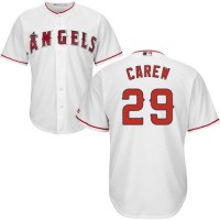 Los Angeles Angels #29 Rod Carew White Cool Base Stitched Youth MLB Jersey