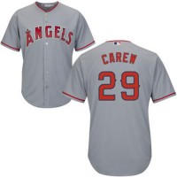 Los Angeles Angels #29 Rod Carew Grey Cool Base Stitched Youth MLB Jersey