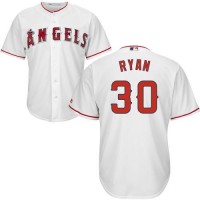 Los Angeles Angels #30 Nolan Ryan White Cool Base Stitched Youth MLB Jersey