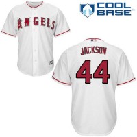 Los Angeles Angels #44 Reggie Jackson White Cool Base Stitched Youth MLB Jersey