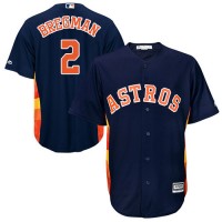 Houston Astros #2 Alex Bregman Navy Blue Cool Base Stitched Youth MLB Jersey