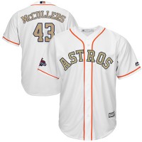 Houston Astros #43 Lance McCullers White 2018 Gold Program Cool Base Stitched Youth MLB Jersey