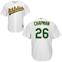 Oakland Athletics #26 Matt Chapman White Cool Base Stitched Youth MLB Jersey