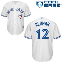 Toronto Blue Jays #12 Roberto Alomar White Cool Base Stitched Youth MLB Jersey