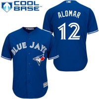 Toronto Blue Jays #12 Roberto Alomar Blue Cool Base Stitched Youth MLB Jersey
