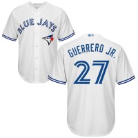 Toronto Blue Jays #27 Vladimir Guerrero Jr. White Cool Base Stitched Youth MLB Jersey