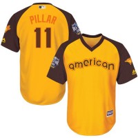 Toronto Blue Jays #11 Kevin Pillar Gold 2016 All-Star American League Stitched Youth MLB Jersey