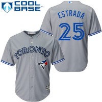 Toronto Blue Jays #25 Marco Estrada Grey Cool Base Stitched Youth MLB Jersey