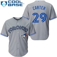 Toronto Blue Jays #29 Joe Carter Grey Cool Base Stitched Youth MLB Jersey