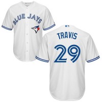 Toronto Blue Jays #29 Devon Travis White Cool Base Stitched Youth MLB Jersey