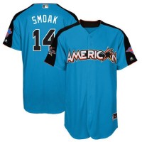 Toronto Blue Jays #14 Justin Smoak Blue 2017 All-Star American League Stitched Youth MLB Jersey