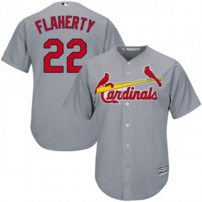 St.Louis Cardinals #22 Jack Flaherty Grey New Cool Base Stitched Youth MLB Jersey