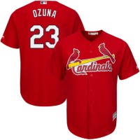 St.Louis Cardinals #23 Marcell Ozuna Red Cool Base Stitched Youth MLB Jersey