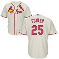 St.Louis Cardinals #25 Dexter Fowler Cream Cool Base Stitched Youth MLB Jersey