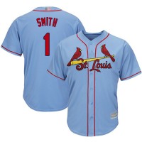 St.Louis Cardinals #1 Ozzie Smith Light Blue Cool Base Stitched Youth MLB Jersey