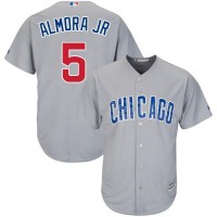 Chicago Cubs #5 Albert Almora Jr. Grey Road Stitched Youth MLB Jersey