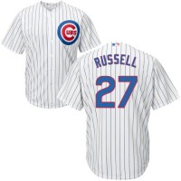 Chicago Cubs #27 Addison Russell White Home Stitched Youth MLB Jersey