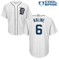 Detroit Tigers #6 Al Kaline White Cool Base Stitched Youth MLB Jersey