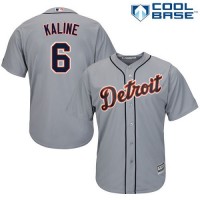 Detroit Tigers #6 Al Kaline Grey Cool Base Stitched Youth MLB Jersey