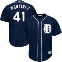 Detroit Tigers #41 Victor Martinez Navy Blue Cool Base Stitched Youth MLB Jersey