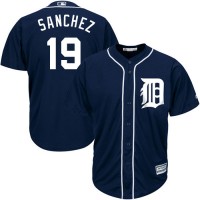 Detroit Tigers #19 Anibal Sanchez Navy Blue Cool Base Stitched Youth MLB Jersey