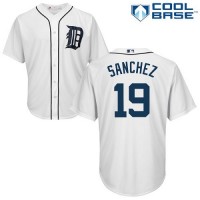 Detroit Tigers #19 Anibal Sanchez White Cool Base Stitched Youth MLB Jersey