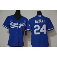 Los Angeles Los Angeles Dodgers #8 #24 Kobe Bryant Youth Nike Royal Cool Base 2020 KB Patch MLB Jersey