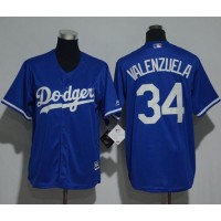 Los Angeles Dodgers #34 Fernando Valenzuela Blue Cool Base Stitched Youth MLB Jersey