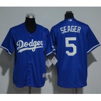 Los Angeles Dodgers #5 Corey Seager Blue Cool Base Stitched Youth MLB Jersey