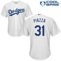 Los Angeles Dodgers #31 Mike Piazza White Cool Base Stitched Youth MLB Jersey