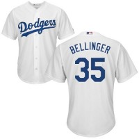 Los Angeles Dodgers #35 Cody Bellinger White Cool Base Stitched Youth MLB Jersey